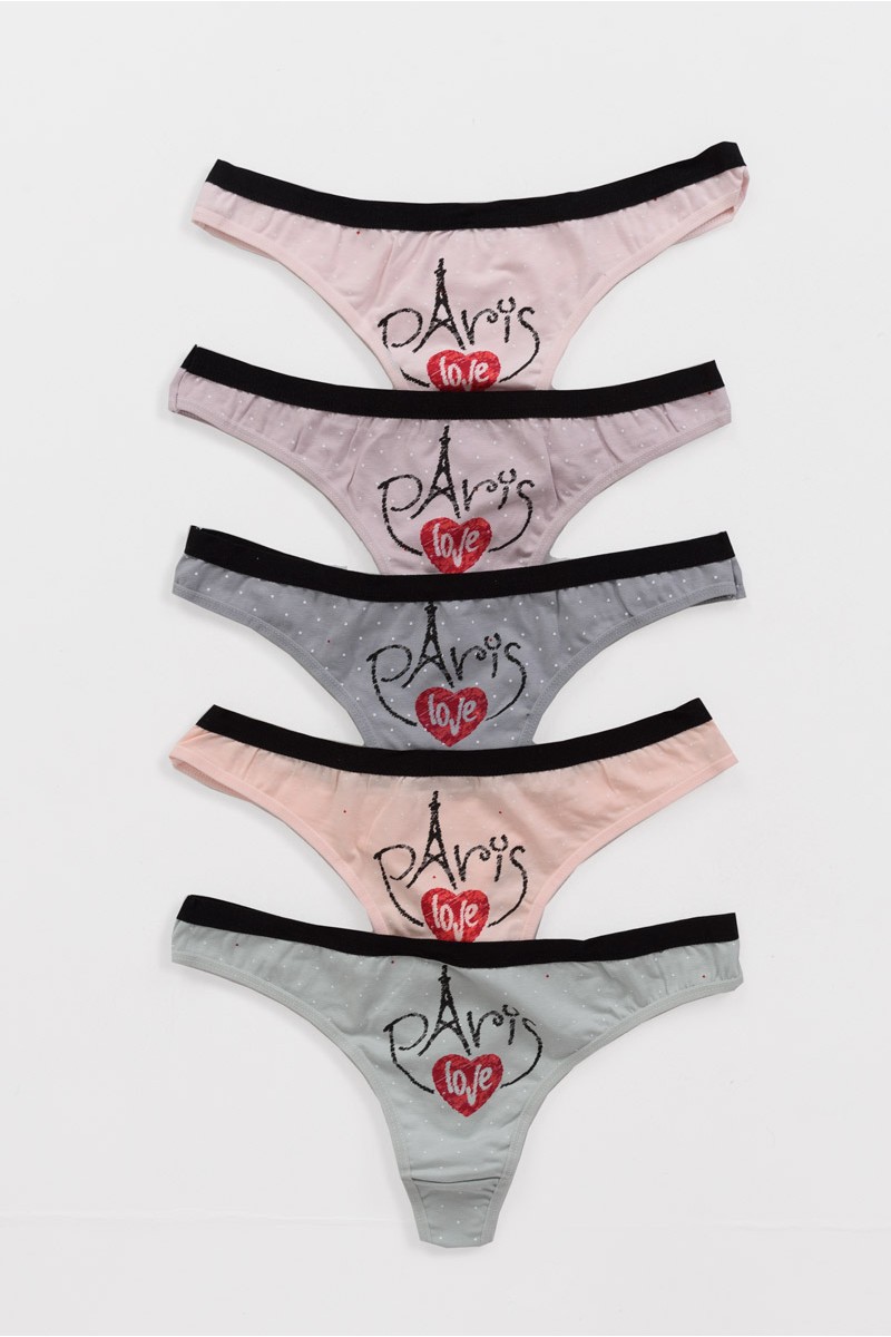 Εσώρουχα string Donella PARIS 5 Pack 2489 Εσώρουχα string Donella PARIS 5 Pack 2489