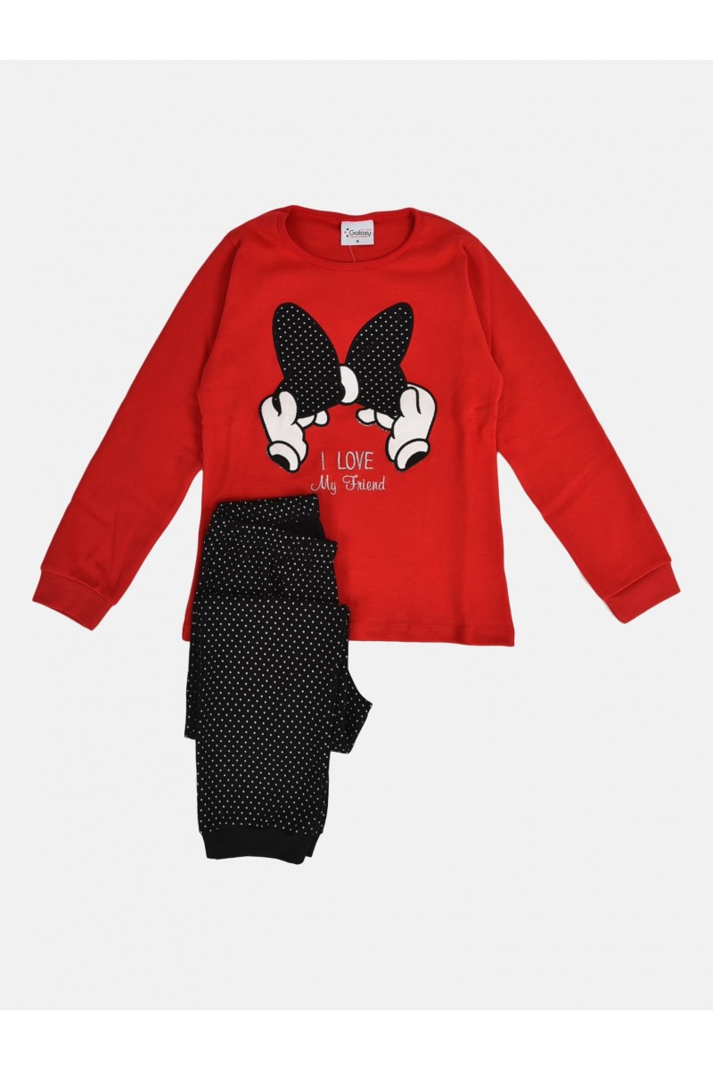 Εφηβική πυτζάμα MINNIE Girl σε 2 αποχρώσεις Εφηβική πυτζάμα MINNIE Girl σε 2 αποχρώσεις