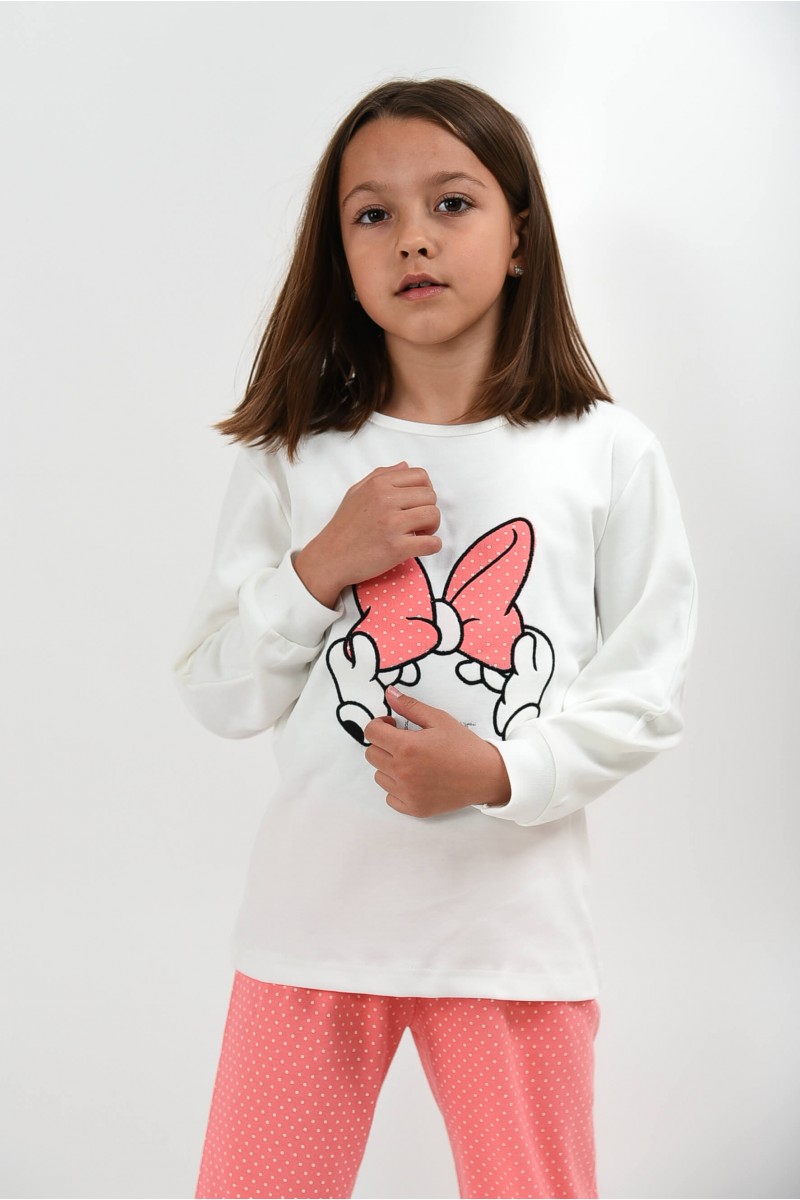 Παιδική πυτζάμα MINNIE με φιόγκο Παιδική πυτζάμα MINNIE με φιόγκο