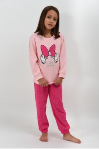 Παιδική πυτζάμα MINNIE με φιόγκο Παιδική πυτζάμα MINNIE με φιόγκο