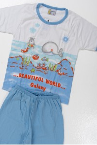 Παιδική Πιτζάμα GALAXY Beautiful World Boy 301 7 Παιδική Πιτζάμα GALAXY Beautiful World Boy 301 7