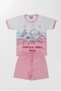 Παιδική Πιτζάμα GALAXY Beautiful World Girl 301 7 Παιδική Πιτζάμα GALAXY Beautiful World Girl 301 7