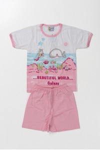 Παιδική Πιτζάμα GALAXY Beautiful World Girl 301 7