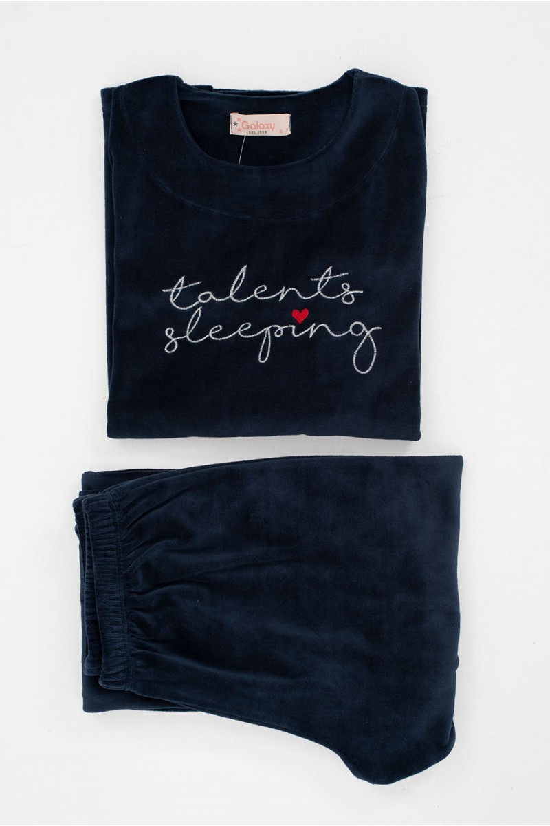 Βελουτέ πυτζάμα GALAXY TALENT SLEEPING 840 21 Βελουτέ πυτζάμα GALAXY TALENT SLEEPING 840 21