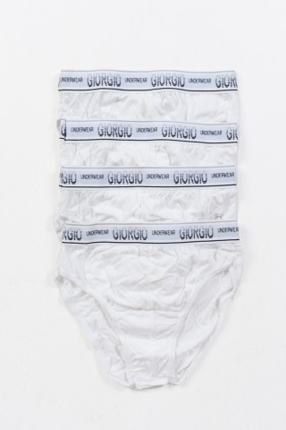 ΠΡΟΣΦΟΡΑ ΣΛΙΠ GIORGIO 4 PACK ΛΕΥΚΟ