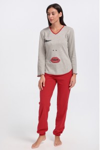 MISS RODI Πυτζάμα Red Lips - Χειμώνας 19/20 MISS RODI Πυτζάμα Red Lips - Χειμώνας 19/20