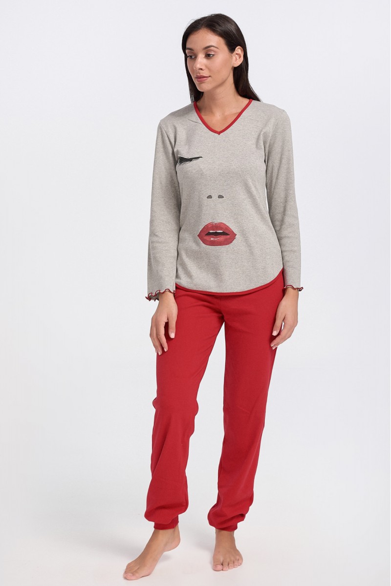 MISS RODI Πυτζάμα Red Lips - Χειμώνας 19/20 MISS RODI Πυτζάμα Red Lips - Χειμώνας 19/20