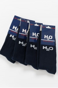Αθλητικές Κάλτσες H2O Μπλε Σκούρο 4 Pack