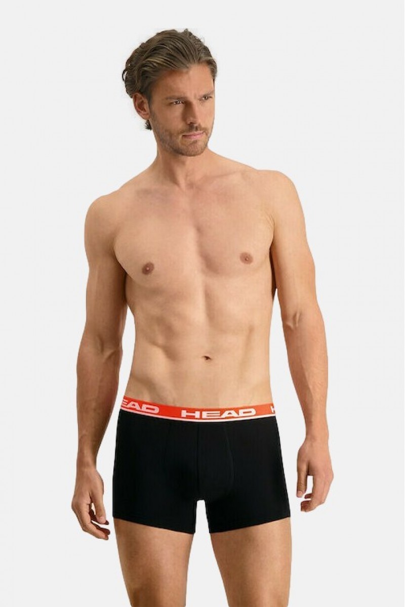 Ανδρικά Boxers HEAD Basic 2 Pack Multicolor Ανδρικά Boxers HEAD Basic 2 Pack Multicolor