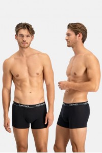 Ανδρικά Boxers HEAD Basic 2 Pack ΜΑΥΡΟ