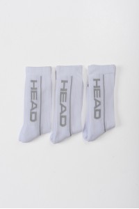 Αθλητικές κάλτσες HEAD Performance 3 Pack Λευκό