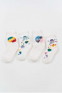 Ημίκοντες Μπουρνουζέ κάλτσες HELIOS παιδικές Προσφορά 4 Ζεύγη