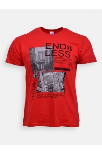 JHK T-Shirt ENDLESS RED & BLACK - Καλοκαίρι 2020
