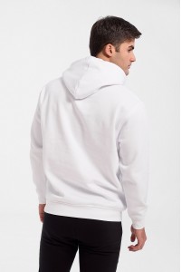 Φούτερ μπλούζα με κουκούλα JHK Kangaroo Sweatshirt Λευκό