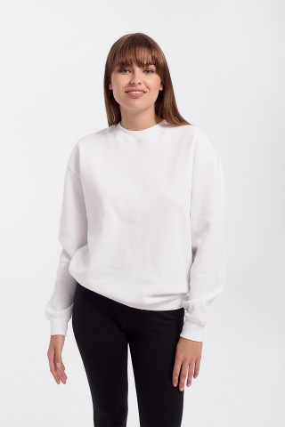 Μπλούζα φούτερ Unisex JHK SWRA290 ΛΕΥΚΟ