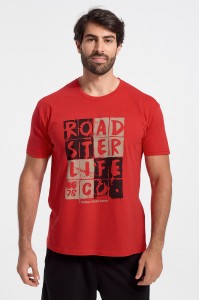 Ανδρικό T-Shirt JHK ROADSTER RED