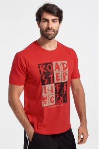 Ανδρικό T-Shirt JHK ROADSTER RED