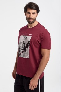 Ανδρικό T-Shirt JHK ROAD BORDO