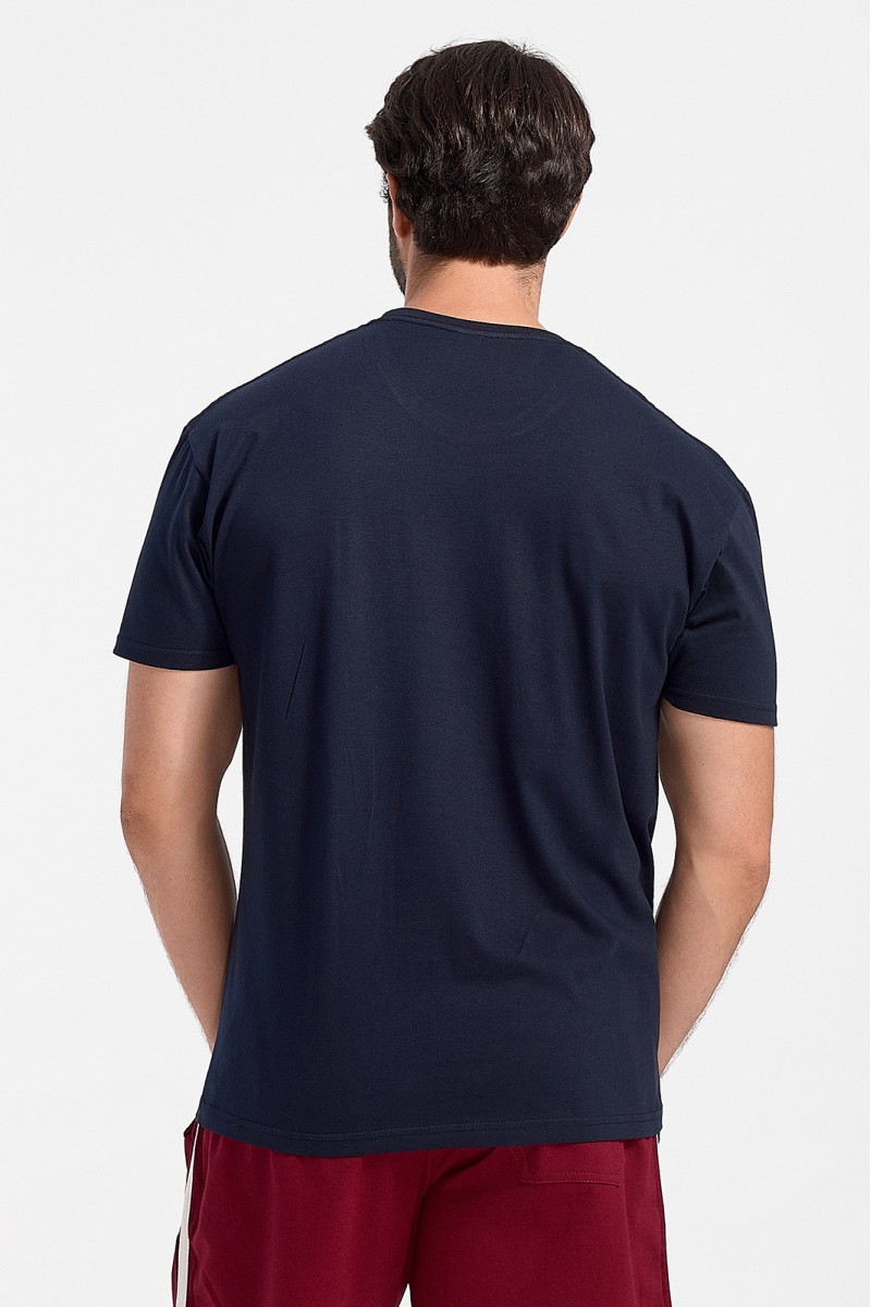 Ανδρικό T-Shirt JHK ROADSTER NAVY Ανδρικό T-Shirt JHK ROADSTER NAVY