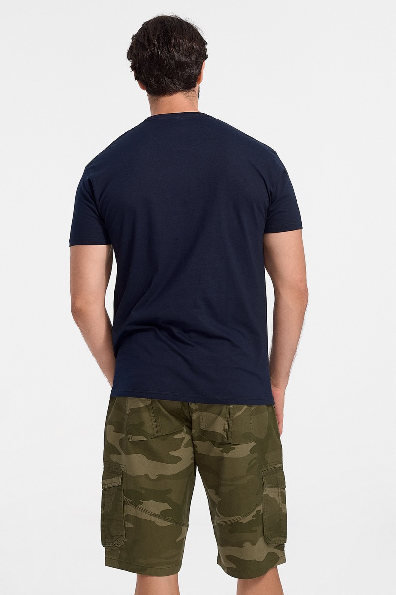 Ανδρικό T-Shirt JHK Trends Of Life NAVY