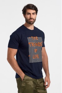 Ανδρικό T-Shirt JHK Trends Of Life NAVY