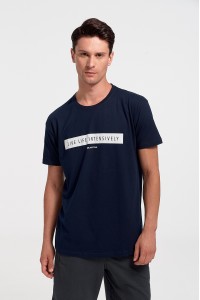 Ανδρικό T-Shirt JHK LIVE LIFE NAVY