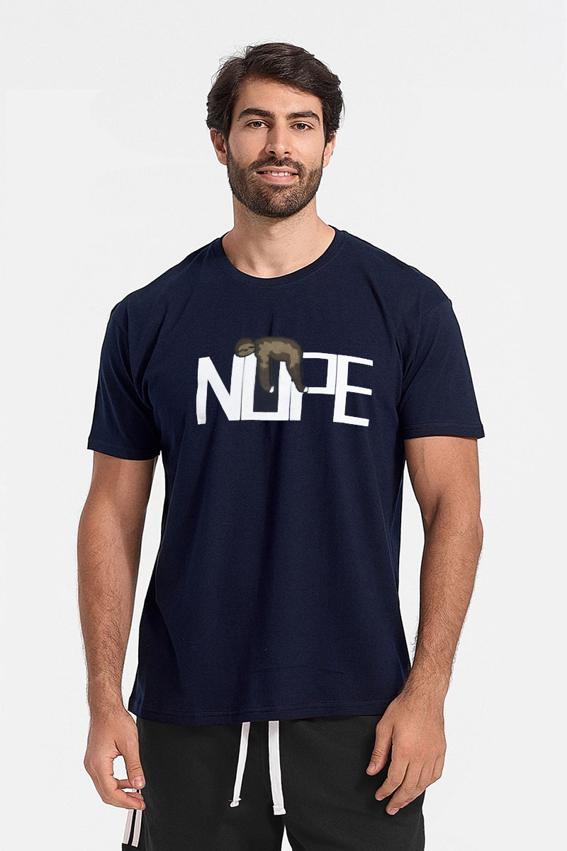 Ανδρικό T-Shirt JHK NOPE NAVY Ανδρικό T-Shirt JHK NOPE NAVY