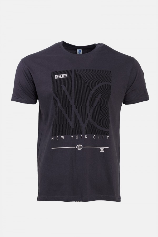 Ανδρικό T-Shirt JHK NEW YORK GREY