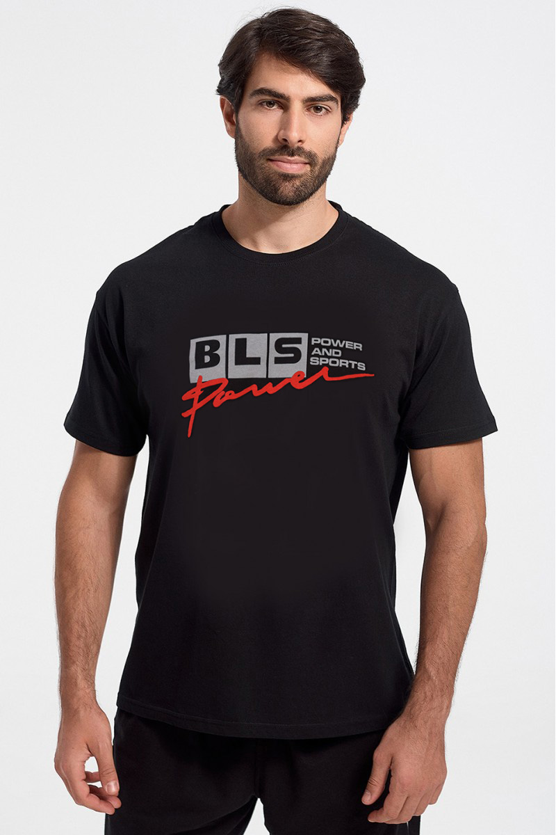 Ανδρικό T-Shirt JHK SPORTS BLACK Ανδρικό T-Shirt JHK SPORTS BLACK