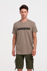 Ανδρικό T-Shirt JHK LIVE LIFE DAINO Ανδρικό T-Shirt JHK LIVE LIFE DAINO