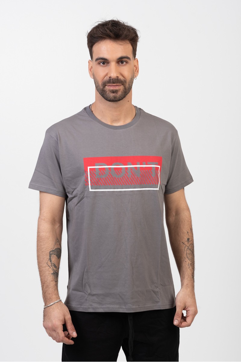 Ανδρικό T-Shirt TRAX DONT GRAY