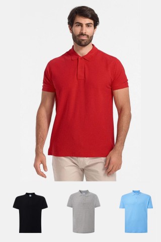 Ανδρική μπλούζα POLO JHK Regular - 9 Χρώματα