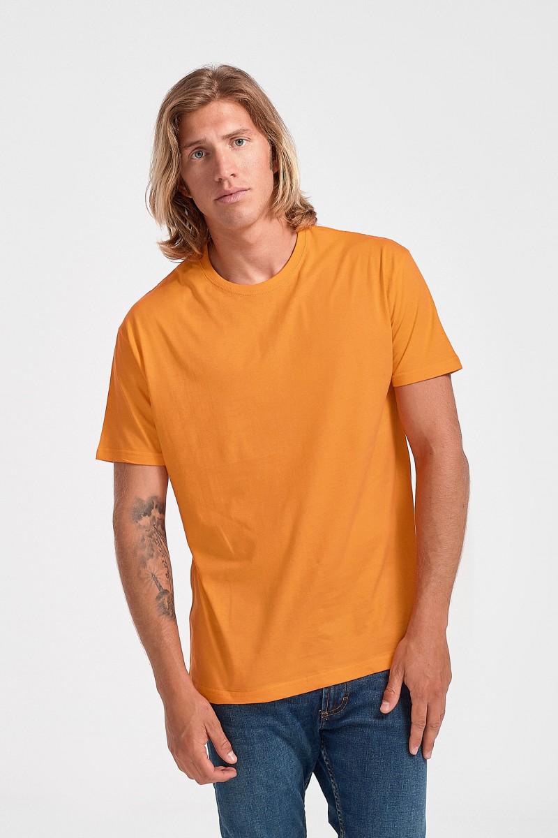 Κοντομάνικη μπλούζα JHK T-SHIRTS ΠΟΡΤΟΚΑΛΙ