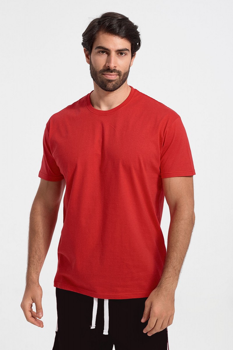 Κοντομάνικη μπλούζα JHK T-SHIRTS ΚΟΚΚΙΝΟ