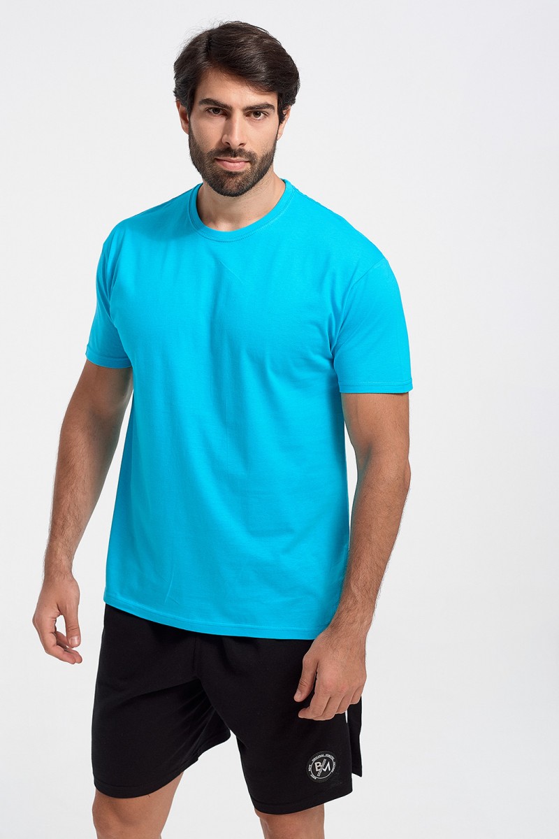 Κοντομάνικη μπλούζα JHK T-SHIRTS ΤΙΡΚΟΥΑΖ
