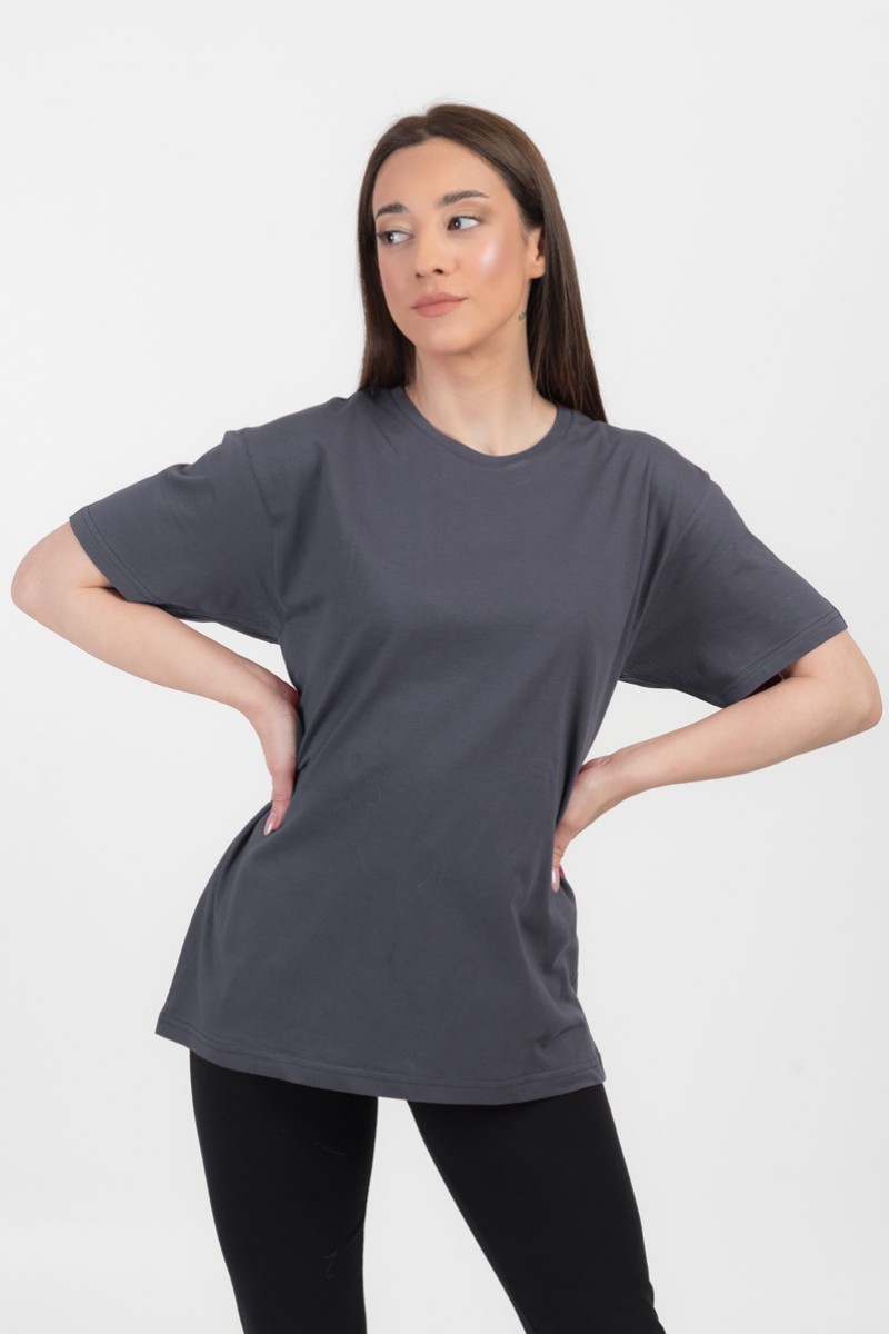 UNISEX Κοντομάνικη μπλούζα JHK TSRA150 Ανθρακί