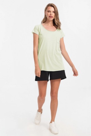 JHK T-Shirt Capri Φλάμα ΛΑΧΑΝΙ
