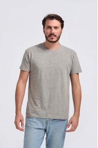 Μονόχρωμα T-Shirts JHK 3 PACK Μπλε Γκρι Λευκό