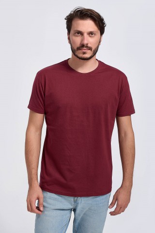 Κοντομάνικη μπλούζα JHK T-SHIRTS ΜΠΟΡΝΤΟ