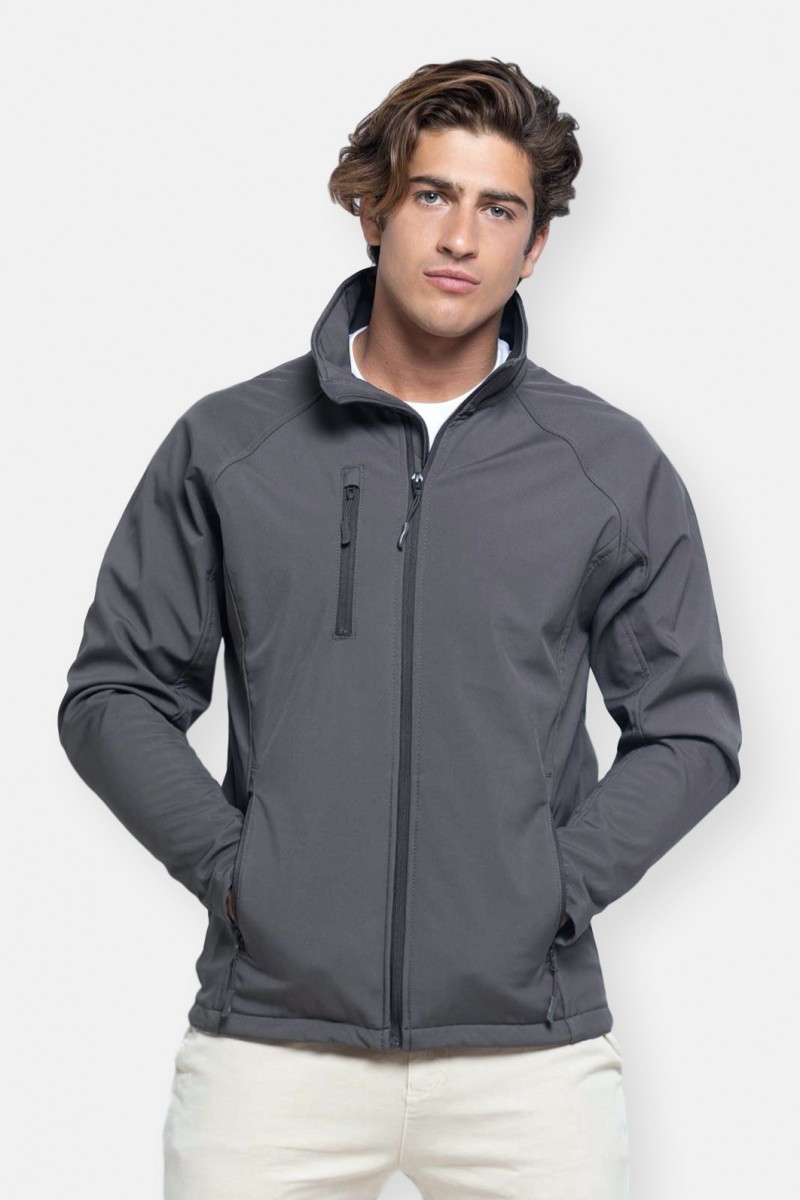 Ανδρικό Μπουφάν SOFTSHELL JACKET JHK NAVY