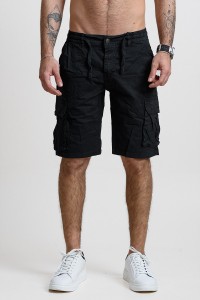 ΒΕΡΜΟΥΔΑ CARGO ΜΕ ΛΑΣΤΙΧΟ JUST REBEL JR1119-9 ΜΑΥΡΟ ΒΕΡΜΟΥΔΑ CARGO ΜΕ ΛΑΣΤΙΧΟ JUST REBEL JR1119-9 ΜΑΥΡΟ