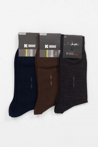 Ανδρικές μάλλινες κάλτσες K-SOCKS 4552
