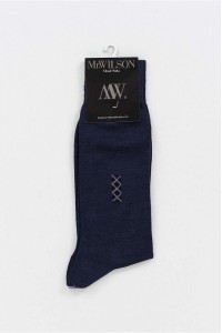 Ανδρικές μάλλινες κάλτσες K Socks Σοκολά 4310 98