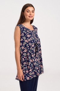 Γυναικεία Πιτζάμα Capri KOYOTE ΚΓ6218 NAVY Γυναικεία Πιτζάμα Capri KOYOTE ΚΓ6218 NAVY