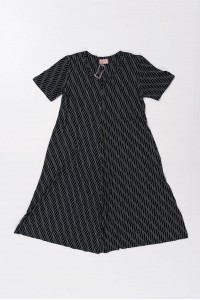 Κοντομάνικο φόρεμα KOYOTE BLACK ΓΚ6157 Κοντομάνικο φόρεμα KOYOTE BLACK ΓΚ6157