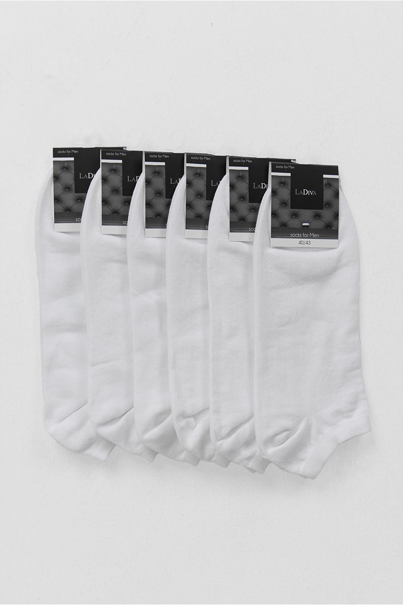 Κοντές Κάλτσες Basic 6 Pack LA DIVA Cotton