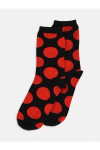 Γυναικείες κάλτσες LA DIVA Πουά Ρουά και Κόκκινο
