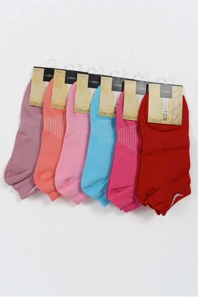 Γυναικείες κάλτσες σοσόνια LA DIVA Multicolor 6 Pack Logo