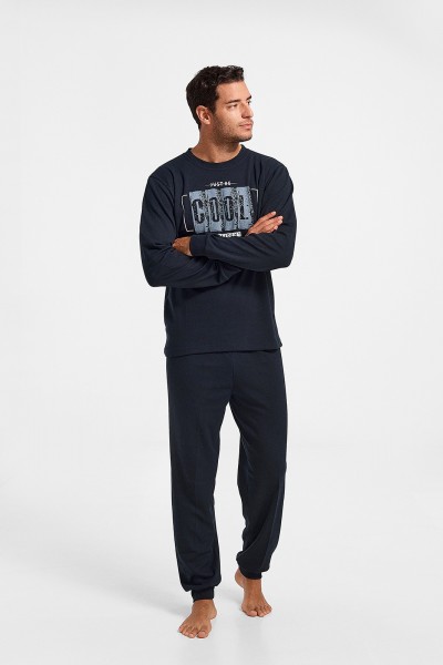 Ανδρική πιτζάμα LION COOL NAVY 1500