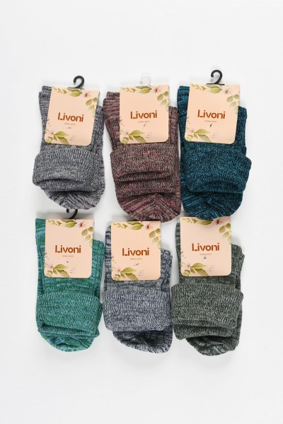 Γυναικείες κάλτσες LIVONI 6 Pack Color LIV202 6